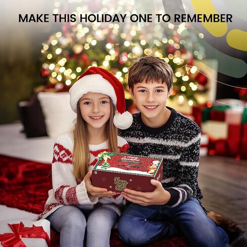 Holy Stone HS190 Drones for Kids with Christmas Gift Box, Foldable MINI Indoor Drone RC Quadcopter with 3D Flip, Throw to Go, Altitude Hold, Easy to Fly for Beginner Christmas Birthday Toy Gift, Red in Saudi Arabia