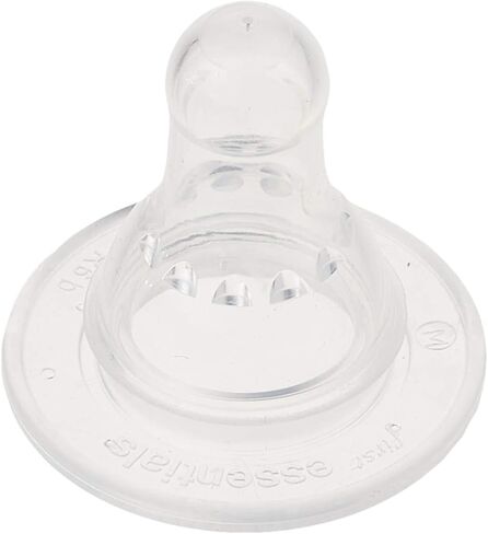 NUK Gerber First Essentials Silicone Nipples, Medium Flow, 4+ Months, 6 ct in Saudi Arabia