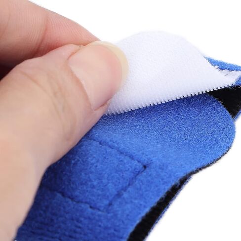 جبيرة إبهام الطفل، جبيرة إبهام الأطفال، جبيرة إبهام الطفل، واقي أصابع داعم للإبهام، مثبت تثبيت إبهام ناعم للرضع، أزرق (XS) in Kuwait