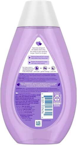 جونسون - سائل استحمام قبل النوم للأطفال بدون دموع، 13.6 أونصة (400 مل) (عبوتان) in Kuwait
