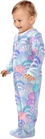 Dussdil Baby One-Piece Footies Newborn Rompers Pajamas Cotton Footed Pjs for Sleep Play Boys Girls in Kuwait