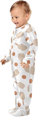 Dussdil Baby One-Piece Footies Newborn Rompers Pajamas Cotton Footed Pjs for Sleep Play Boys Girls in Kuwait