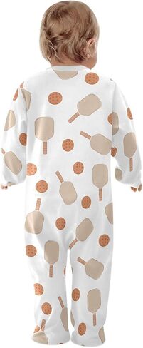 Dussdil Baby One-Piece Footies Newborn Rompers Pajamas Cotton Footed Pjs for Sleep Play Boys Girls in Kuwait