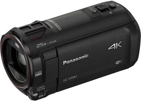 مجموعة كاميرا الفيديو باناسونيك HC-VX981K 4K فائقة الدقة + مجموعة ملحقات تتضمن ذاكرة فائقة سعة 64 جيجابايت ومرشحات عالية الدقة وحقيبة حمل وحزمة برامج التحرير والمزيد (26 عنصرًا) in Saudi Arabia