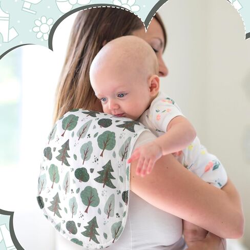 6 قطع من أقمشة التجشؤ العضوية، أقمشة التجشؤ الناعمة من الموسلين، أقمشة التجشؤ القطنية الماصة للأطفال من الجنسين، هدية محايدة لحديثي الولادة من الأولاد والبنات in Kuwait