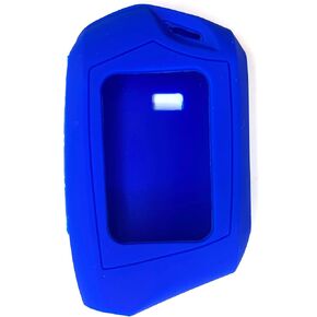 Blue RFX-2WT9-FM T9 Key Silicone Sleeve Waterproof Dirt Tolerance 2WT9R for FM 2-Way 3000-FT LCD 4 Side Buttons Silicone Shell only Silicone Case New Compatible Replacement For Compustar Part
