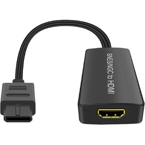 N64 to HDMI, N64 to HDMI Converter SNES to HDMI Converter SNES HDMI Adapter, SNES/NGC to HDMI Support 16:9/4:3 Cutover, Plug and Play