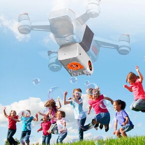 Bubble Machine for Drones, Automatic Bubble Maker Blower Drone Accessories with Remote Control, Rechargeable Batteries for Entertainment, Outdoor/Indoor Birthday Parties, Wedding (Drone Not Included)