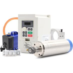 2.2KW ER20 D80 220V Water cooled spindle motor, QL inverter, 80mm bracket, 75W water pump, ER20 Collet, spindle motor kit (2.2KW ER20 D80 220V spindle motor kit)