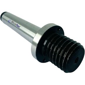 Woodworking Live Tailstock Chuck Adapter 1"x8 TPI with MT2 | New Arbor for Various Drill & Milling Machines, Boring Lathes, Perfect for Holding Spindle, High Grade, 2MT Morse Taper Shank
