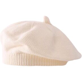 MBMSHEGH Infant Baby Boys Girls Beret Hat Fall Winter Knitted Beanie Hat Toddler Kids Beret Skull Hat French Artist Knit Hat