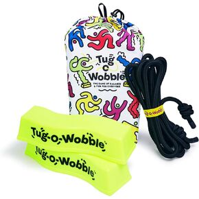 TUG O' WOBBLE: The Ultimate Balancing Game, Outdoor Game, Fun for Everyone, Lawn Game for The Backyard, Park, or Yard with Carrying Bag, Family Friendly Gift for Holidays