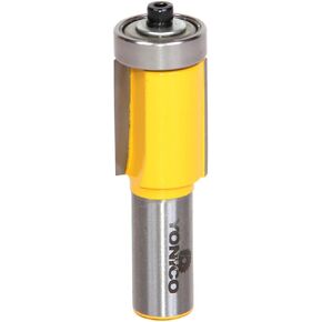 YONICO Pattern Bit Flush Trim Router Bits 1-Inch Height X 3/4-Inch Diameter 1/2-Inch Shank 14148