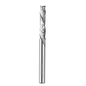 Spiral Router Bits Router CNC Router Bits Solid Carbide Tungsten Steel CNC End Mill 3 inch OVL for Wood Craving Cut. (Compression Cut, 1/8" Dia - 22mm CL -1/8" Shank)