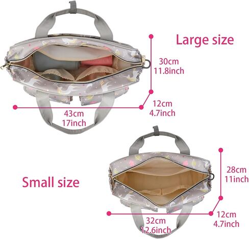 Diaper Bag Tote,Mommy Bag for Hospital,Crossbody Waterproof Baby Storafe Bag,Cute Baby Nappy Bag for Mom in Saudi Arabia