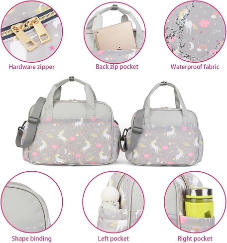 Diaper Bag Tote,Mommy Bag for Hospital,Crossbody Waterproof Baby Storafe Bag,Cute Baby Nappy Bag for Mom in Saudi Arabia