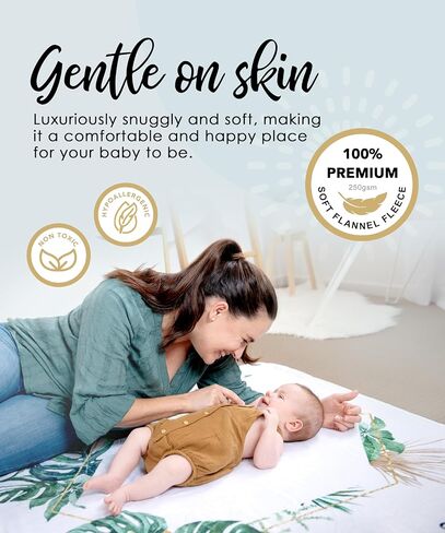 Baby Monthly Milestone Blanket for Baby Boy - - Extra Cosy 46"x46" - - Perfect Monthly Photo Prop to Capture Newborn to 12 Month Growth - - Unisex in Saudi Arabia
