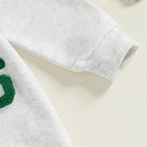 Newborn Baby Boy Girl Football Outfit Go Birds Embroidery Romper Long Sleeve One Piece Jumpsuit Fall Winter Clothes in Saudi Arabia