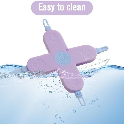 Baby 4-in-1 Nose,Nail and Ear Cleaner,Nail,Nose and Ear Gadget,Safe Ear Wax Removal Tool and Baby Nose Cleaner Nail Cleaner for Baby (Purple) in Kuwait