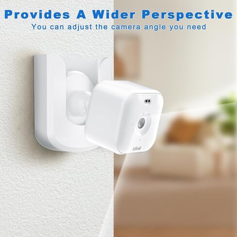No Drill No Screw Blink Mini Camera Mount, Strong Adhesive Camera Wall Mount for Blink Mini/Mini 2 /Blink Outdoor 4 Camera, Easy to Install Blink Indoor Mount,White(Blink Camera is Not Included) 3Pack in Saudi Arabia
