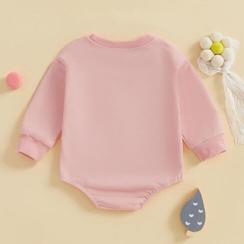 Newborn Baby Boy Girl Hunting Clothes Mallard Duck Bow Sweatshirt Romper Long Sleeve Bubble Romper Bodysuit Outfit in Saudi Arabia