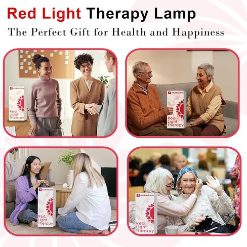 Red Light Therapy Lamp for Face & Body – LED 660nm Red & 850nm&940nm Infrared Light with Adjustable Stand – Skin Care & Muscle Relief Device in Saudi Arabia