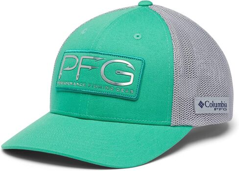 قبعة كرة شبكية PFG Hooks للجنسين من كولومبيا، أزرق محيطي/أبيض، مقاس كبير/X-Large in Saudi Arabia