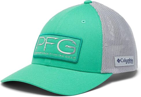قبعة كرة شبكية PFG Hooks للجنسين من كولومبيا، أزرق محيطي/أبيض، مقاس كبير/X-Large in Saudi Arabia