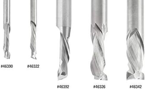 Amana Tool - 46390 CNC Solid Carbide Compression Spiral For Solid Wood 1/4 Dia x 7/8 x 1/4 in Saudi Arabia