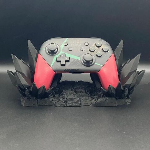 حامل وحدة تحكم كريستال ثرون لأجهزة إكس بوكس، حامل وحدة تحكم في الألعاب بطباعة ثلاثية الأبعاد، حامل عرض وحدة تحكم للتبديل Xbox Series PS5 PS4 PC، ملحقات وحدة التحكم لديكور المكتب (أخضر مزرق) in Kuwait