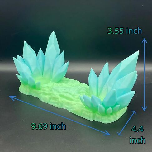 Crystal Throne Controller Stand for Xbox, 3D Printing Game Controller Holder Controller Display Stand for Switch Xbox Series PS5 PS4 PC, Controller Accessories for Desk Decor (Bluish Green) in Saudi Arabia