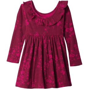 GAP Baby Girls' Long Sleeve Ribbed Dress