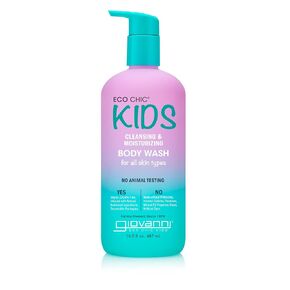GIOVANNI Eco Chic KIDs Cleansing & Moisturizing Body Wash - Kids Body Wash, Kids body Wash Sensitive Skin, Kids Soap And Body Wash, Kids Sensitive Body Wash, For All Skin Types - 16.5 Fl Oz