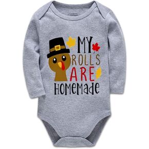 My Rolls are Homemade Newborn Unisex Short Sleeve Bodysuits Bodysuit Romper Jumpsuit