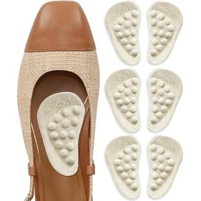 حشوات دعم قوس Skyfoot للقدم المسطحة، والتهاب اللفافة الأخمصية، ونعال القوس لتخفيف آلام القدم وتخفيف الضغط - 3 أزواج (كريستال) in Kuwait