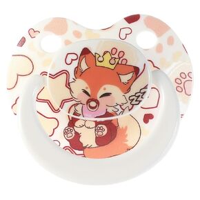 Big Size Adult Pacifier for Anxiety: Cute Paci Large Shield for Sleep - Silicone Binky Autism Toys with Case White