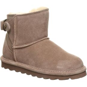 BEARPAW Women's Betty Youth Multiple Colors | Youth 's Ankle Boot | Youth 's Slip On Boot | Comfortable Winter Boot