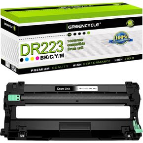 greencycle DR223 DR223CL Compatible Drum Unit Replacement for Brother DR-223CL DR-223 Drum Work with MFC-L3770CDW MFC-L3750CDW HL-L3230CDW HL-L3270CDW HL-L3290CDW Printer(1 Pack,18000 Pages per Drum)