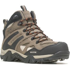 Wolverine Men's Wilderness Waterproof Hiking Boot, Chocolate Brown, 8 X-Wide