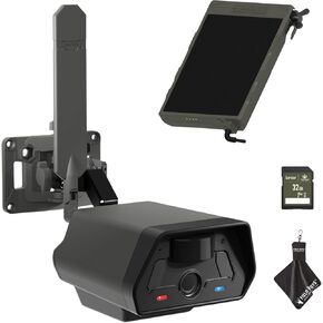 TACTACAM Defend Cellular Security Camera - No WiFi Required - Motion Activated Wireless Camera - Motion Detection - Includes Solar Panel, SD Card, and Microfiber Cleaning Cloth