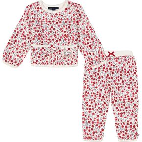 Tommy Hilfiger baby-girls 2pc Double Knit Jog Set