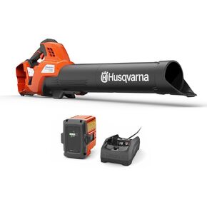Husqvarna 230iB Battery Powered Cordless Leaf Blower, 136-MPH 650-CFM Electric Leaf Blower with Brushless Motor and Quiet Operation, 40V Lithium-Ion Battery and Charger Included