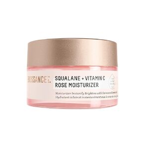 Biossance Squalane + Vitamin C Rose Moisturizer. Antioxidant-Rich Daily Moisturizer to Boost Radiance, Even Skin Tone and Smooth Fine Lines and Wrinkles (1.69 fl oz)