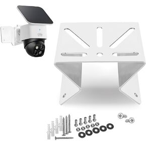 WiTi Metal Corner Mount for eufy soloCam s340, to Achieve a Wider View Range 270° on Both Sides of Exterior Wall Corner, Bracket for PTZ Camera Spray Coated Antirust for Outdoor and Indoor
