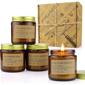 10 Pack Candles for Home Scented Aromatherapy Candles Gifts Set for Women, Natural Soy Wax Amber Candles Set, Birthday, Mother's Day, Christmas, Anniversary Present