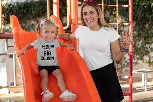 I’m Being Promoted to Big Cousin - Toddle Clothes - Funny Cute and Comfy Children Tee Shirts in Kuwait