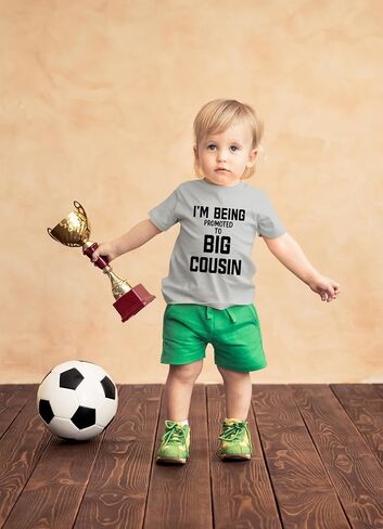 I’m Being Promoted to Big Cousin - Toddle Clothes - Funny Cute and Comfy Children Tee Shirts in Kuwait