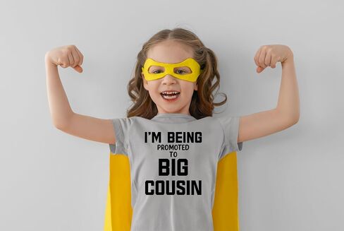 I’m Being Promoted to Big Cousin - Toddle Clothes - Funny Cute and Comfy Children Tee Shirts in Kuwait