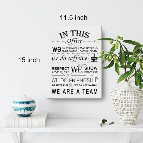 Inspirational Wall Art the Secret Quote Alice In Wonderland Watercolor Canvas Painting Prints for Home Wall Decor Framed Book Quote Artwork Gifts(12x15 Inch) in Kuwait