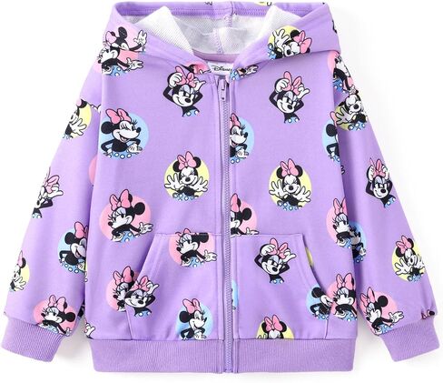 Disney Frozen Stitch Princess Minnie Mickey Spiderman Girls/Boys Zip Up Hoodie Fall Zipper Sweatshirt Jacket Toddler-Big Kid in Kuwait